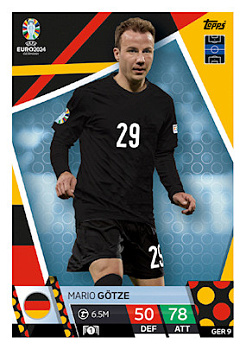 Mario Gotze Germany Topps Match Attax EURO 2024 #GER9